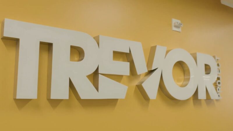 trevor project sign